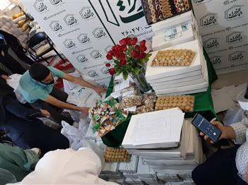 توزیع غذای گرم و ارزاق ویژه عید غدیرخم